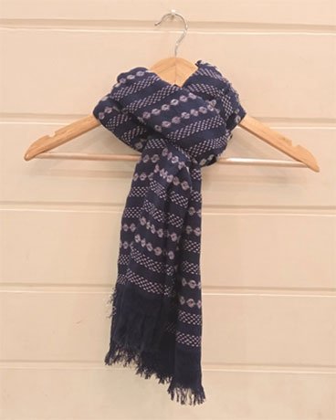 Cotton Jacquard Scarf for Men