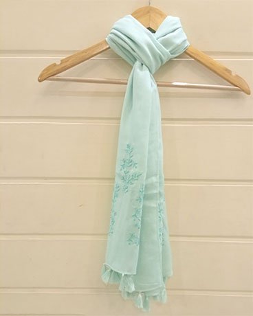 Viscose with Embroidery Scarf for Men